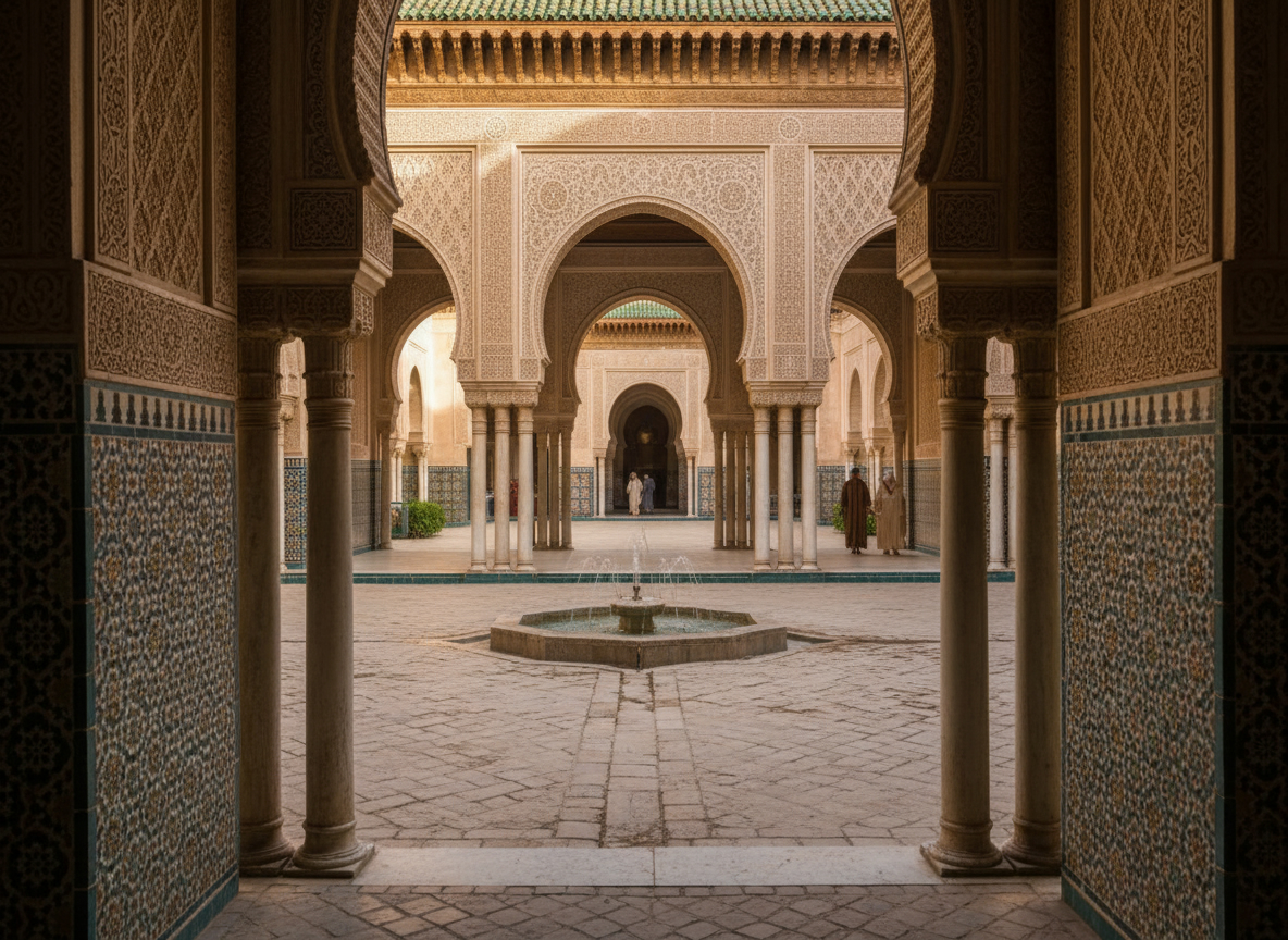 Architecture du quartier des Andalous à Fès